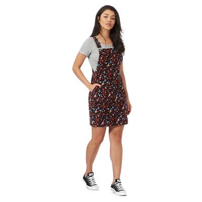 Red Herring Multi-coloured cord pinafore